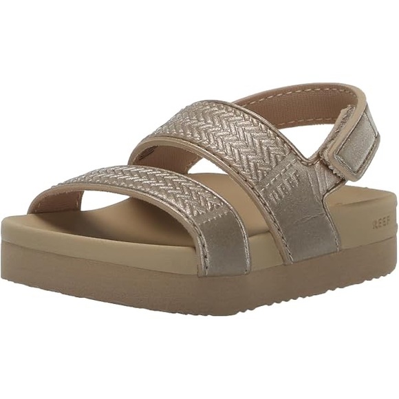 Reef Toddler Water Vista Gold Metallic Sandals - Picture 1 of 6